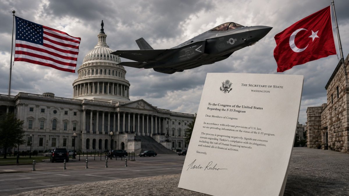 Washington’dan Kongre’ye Türkiye ve F-35 raporu: Şartlar yerine getirilmedi, Hamas bağlantılı finans iddiası “kaygı” yarattı