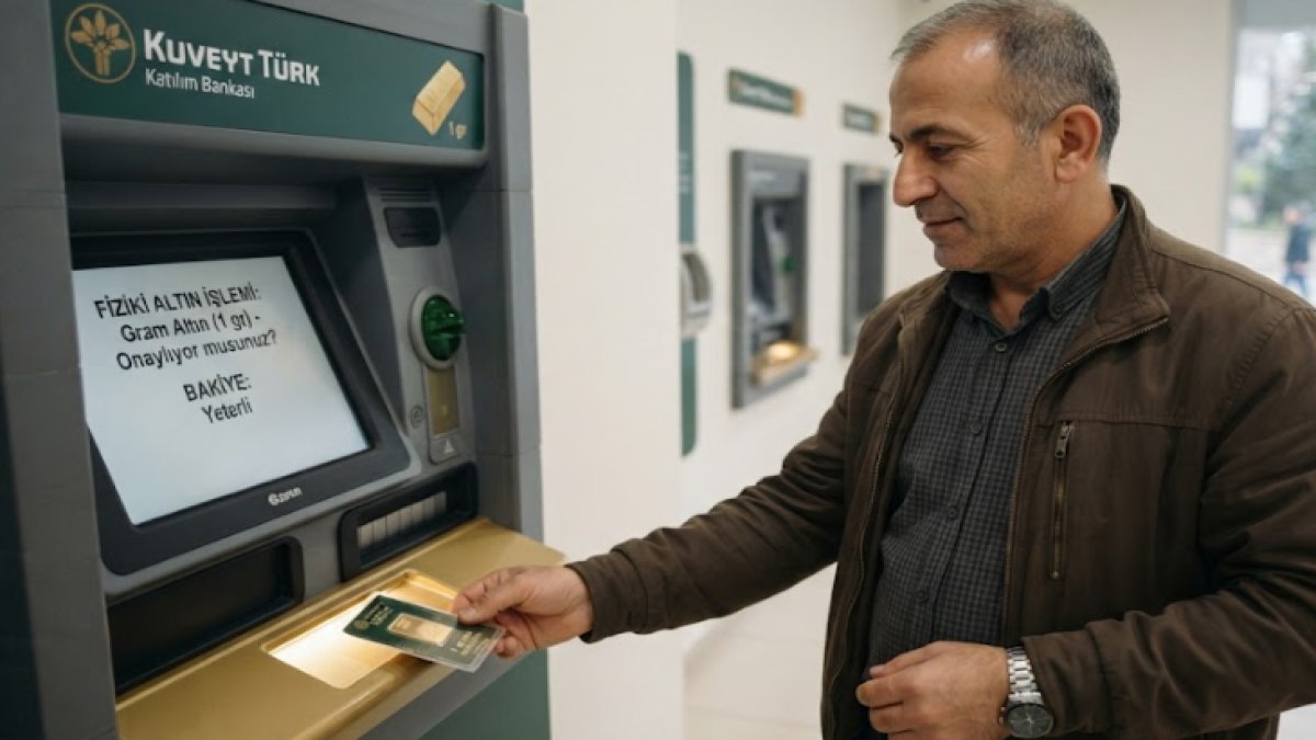Kuyumcuya Gitme Devri Kapandı: ATM’lerden 7/24 Fiziki Gram Altın Satış Dönemi Başladı